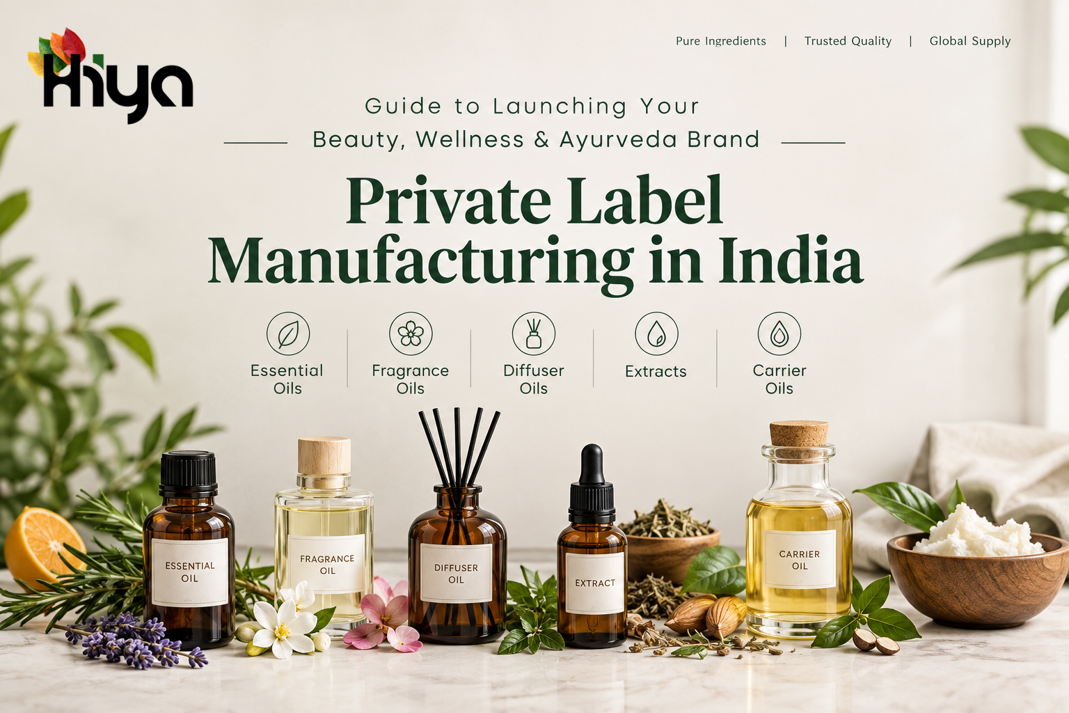 Private Label Manufacturing in India: The Complete 2026 Guide to Launching Your Beauty, Wellness & Ayurveda Brand