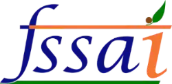FSSAI logo with blue, orange, and green colors