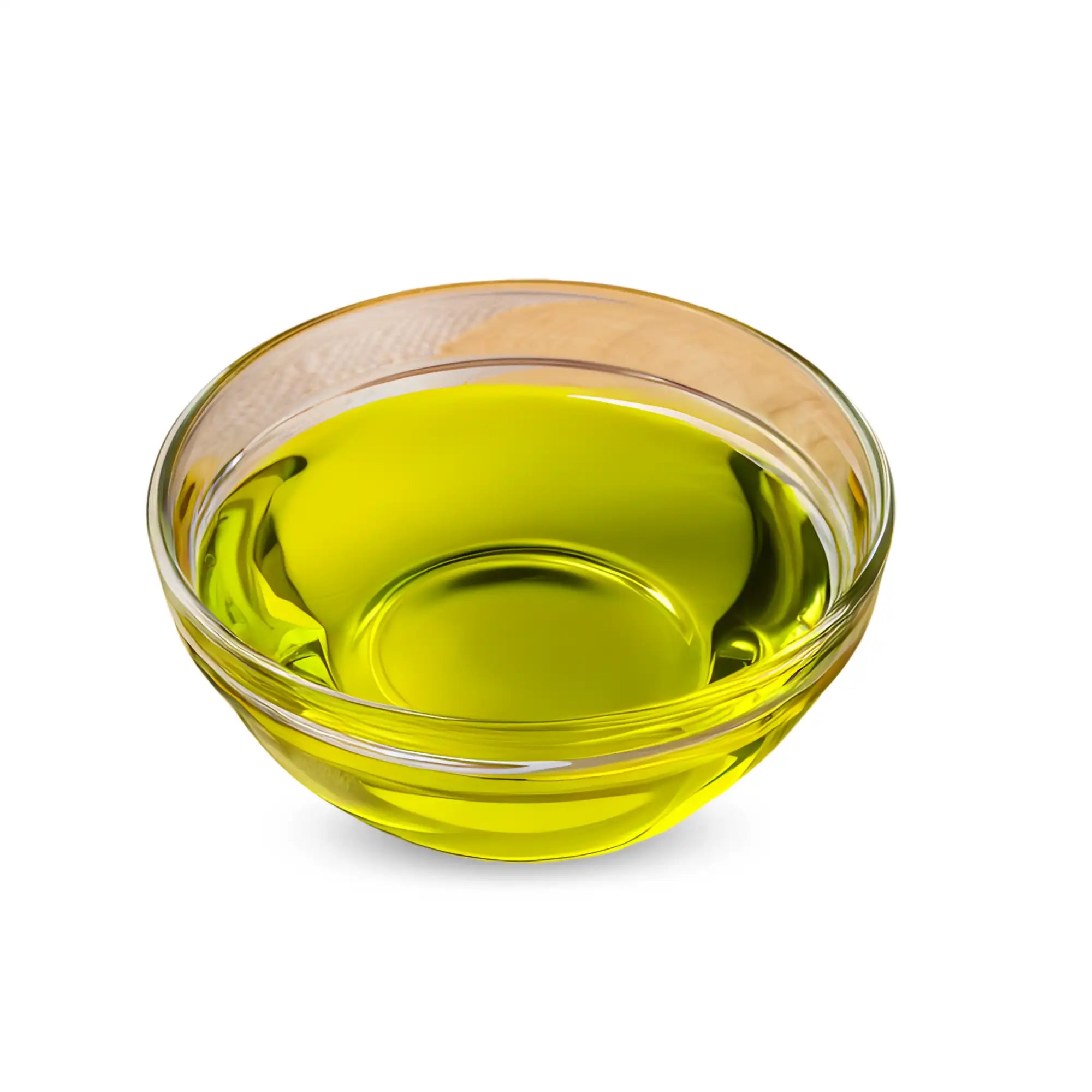 A glass bowl filled with golden-yellow Bhringraj Liquid Extract, an oil-soluble herbal extract known for its hair and skincare benefits.
