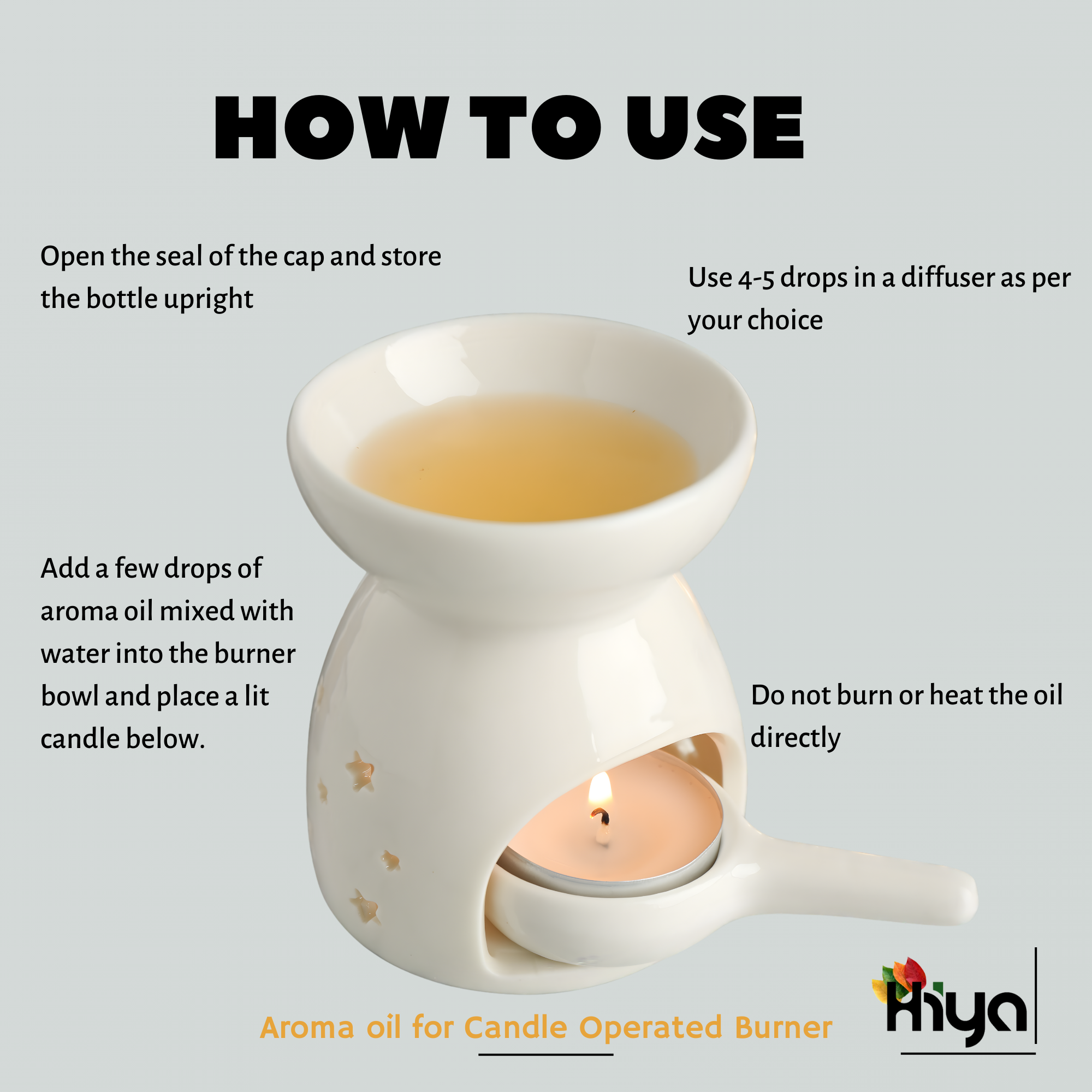 Camphor Aroma Oil for Candle Operated Burner