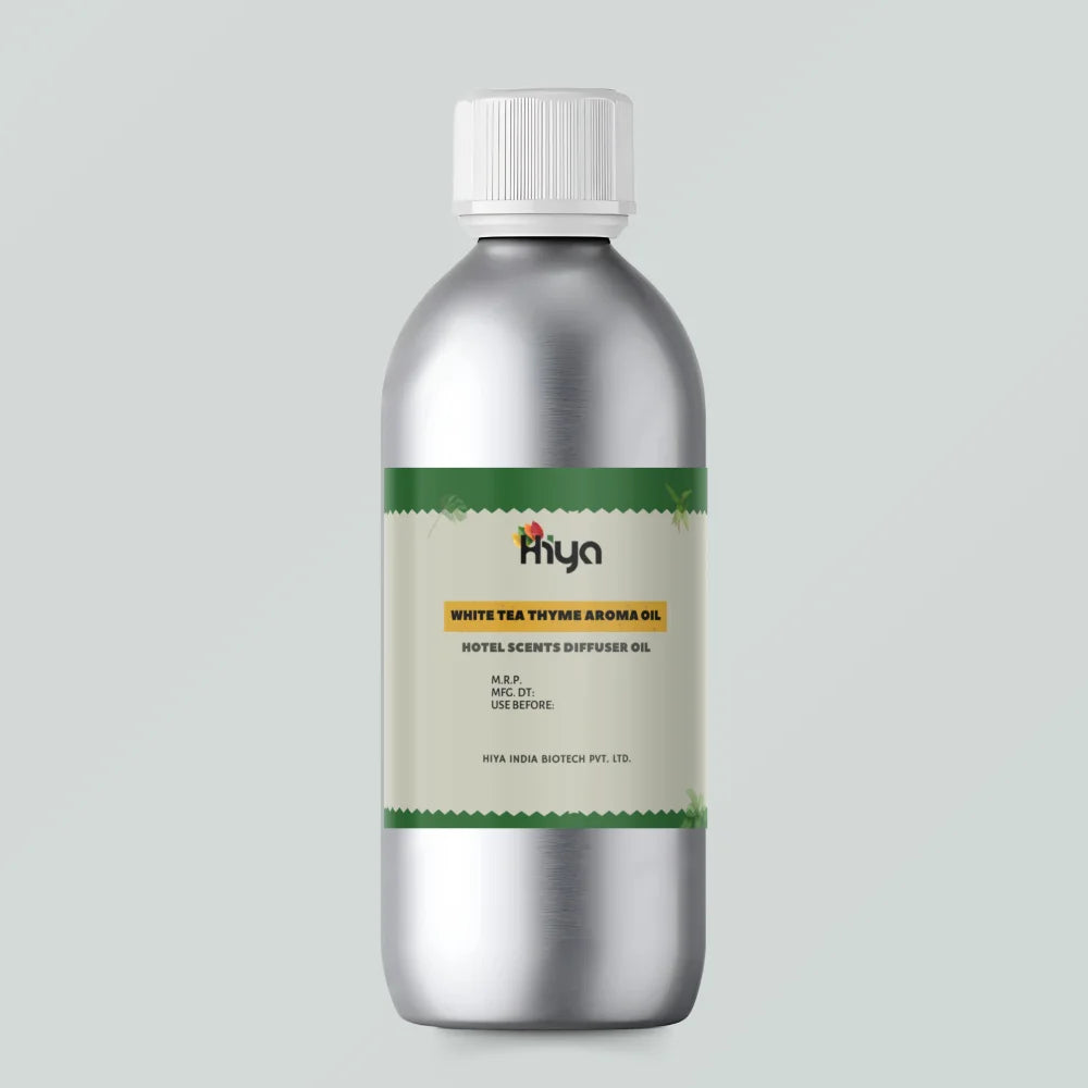 White Tea Thyme Hotel Scent: Inspired by fresh white tea leaves blended with soft herbal thyme